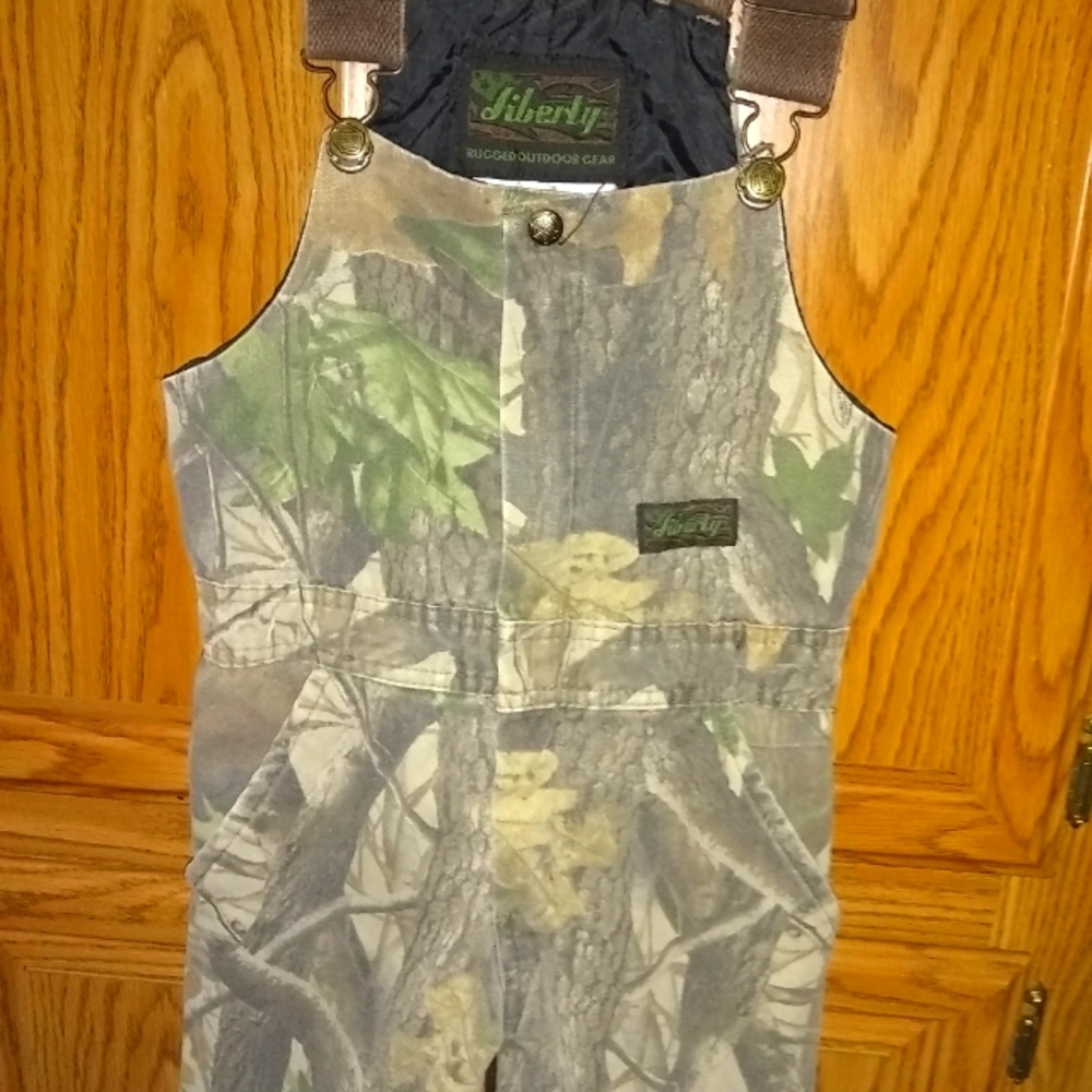BOY'S CAMO LIBERTY RUGGED OUTDOOR GEAR OVERALLS 🦋